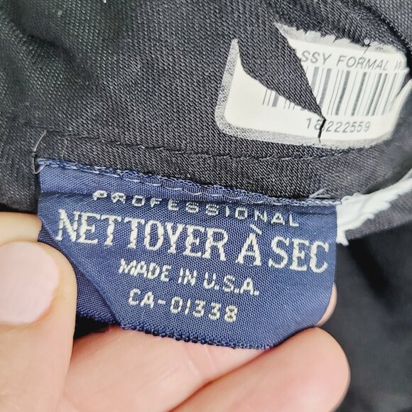 Nettoyer Asce Men's Black Flannel Chino Straight Leg Formal Dress Pant Size 30 - Picture 10 of 14